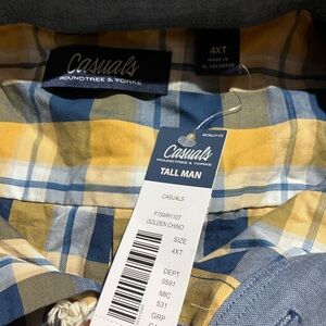 Roundtree & Yorke Casual Plaid Shirt